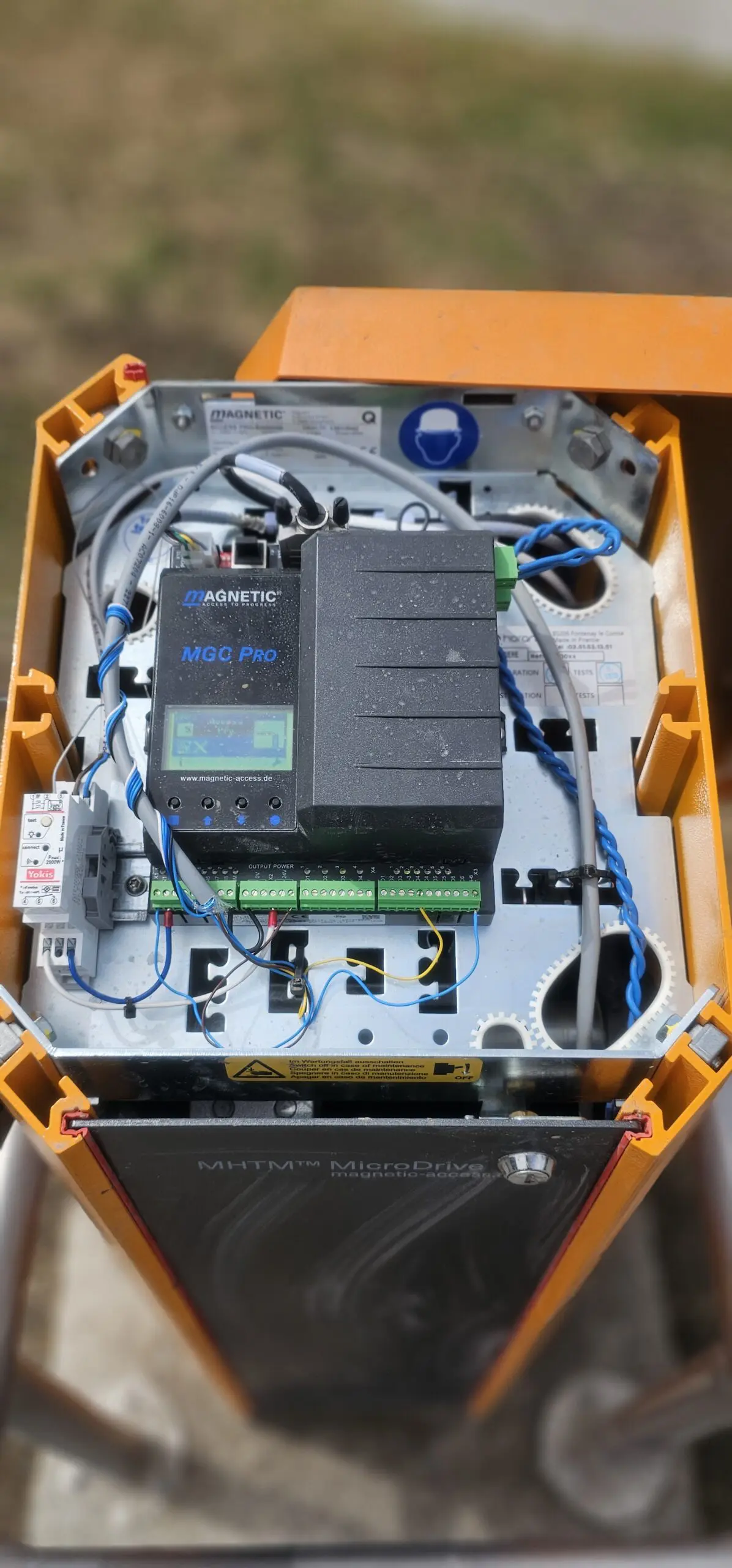 Installation d’une barrière de contrôle d’accès