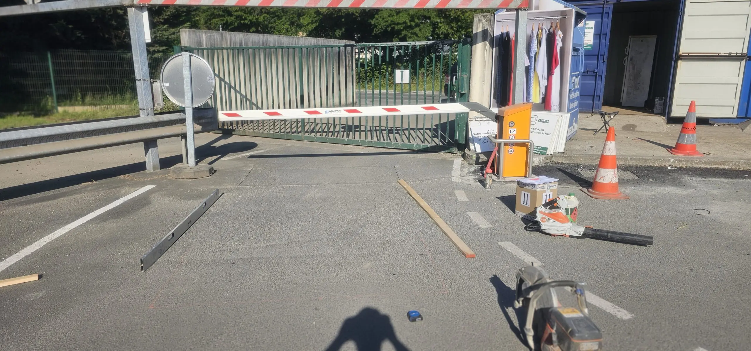 Raccordement d’un équipement de contrôle d’accès